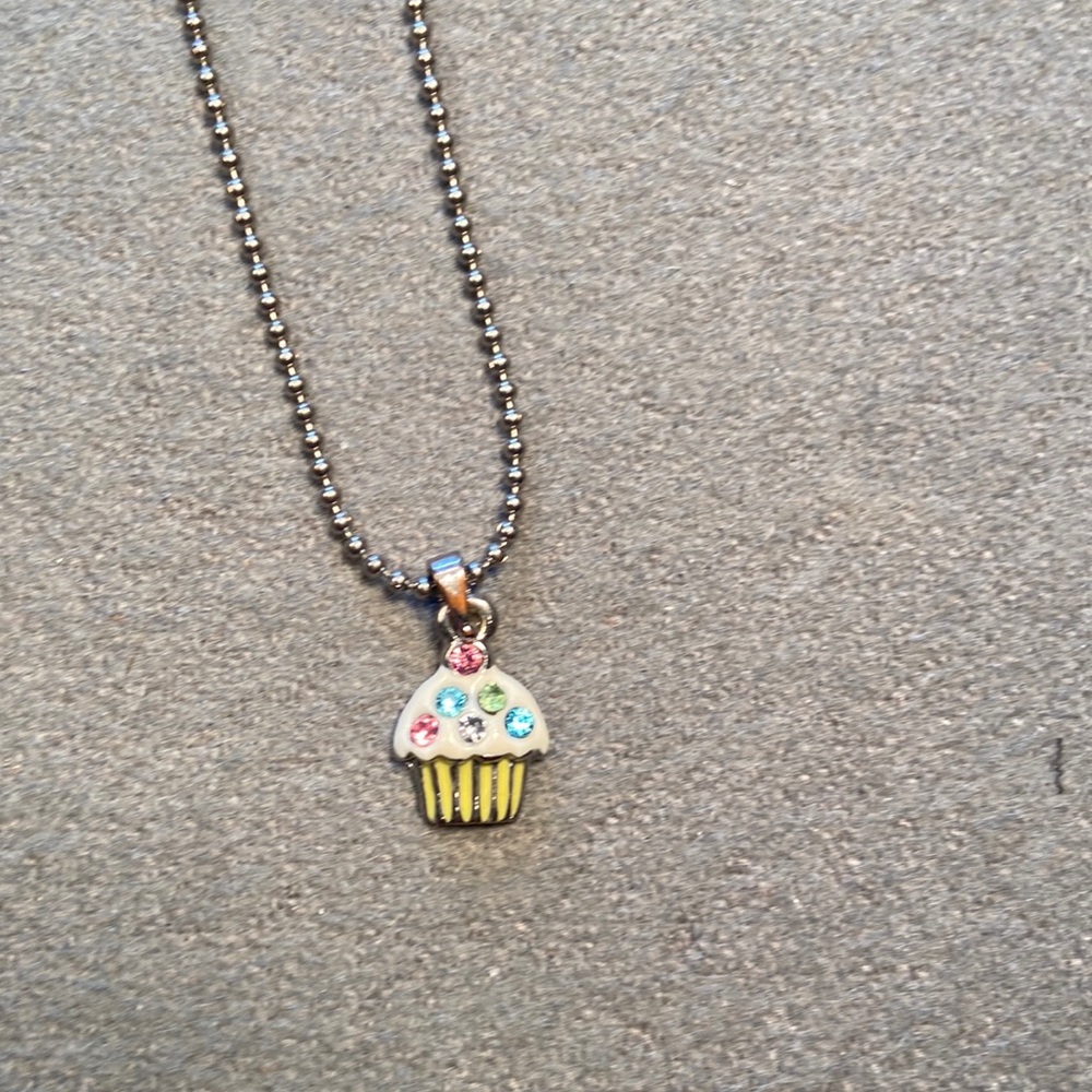 Cupcake‎ necklace Tiny 17” max length